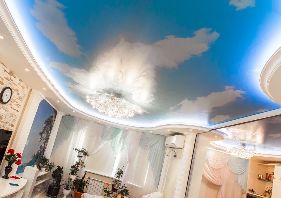 Заказать потолок с фотопечатью в г. Полысаево